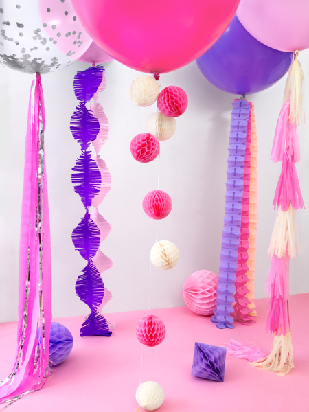 Kurtyna Party, srebrny, 90 x 250cm