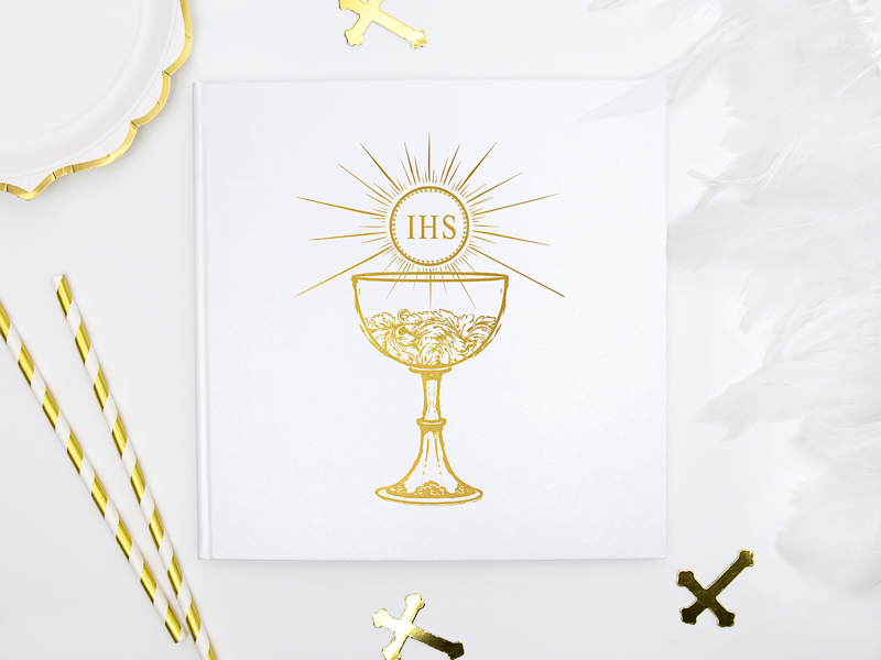 Księga Gości Komunijnych, 20,5 x 20,5cm