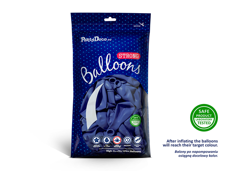 Balony Strong 27cm, Pastel Ultramarine (1 op. / 50 szt.)