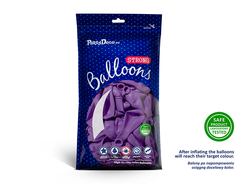 Balony Strong 27cm, Pastel Lavender Blue (1 op. / 50 szt.)