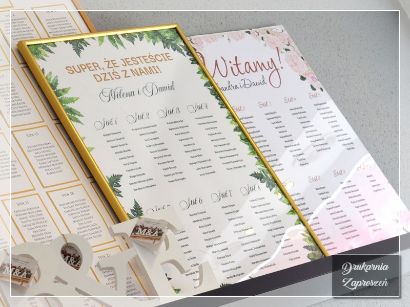 plan stołów