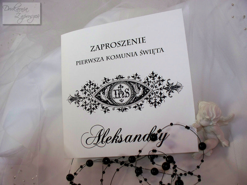 ELEGANT- Zaproszenie na Komunię