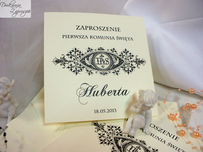 ELEGANT- Zaproszenie na Komunię