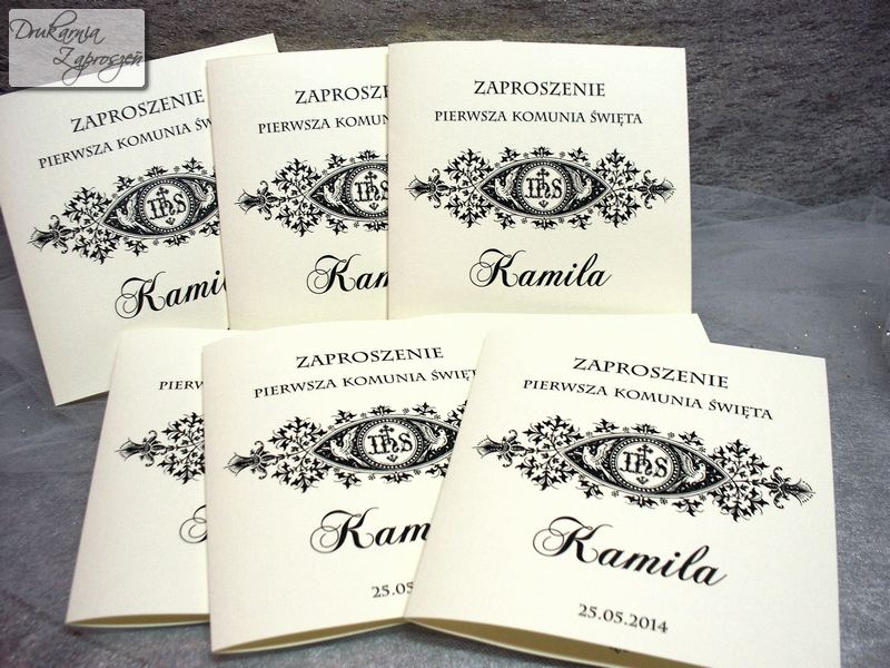 ELEGANT- Zaproszenie na Komunię