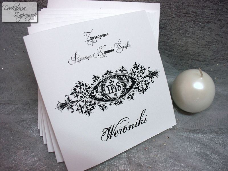 ELEGANT- Zaproszenie na Komunię