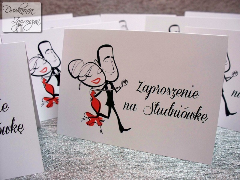 zaproszenia na studniówkę personalizowane TOSCA