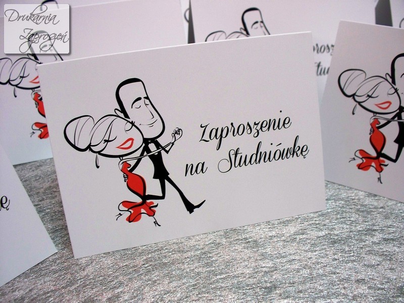 zaproszenia na studniówkę personalizowane TOSCA