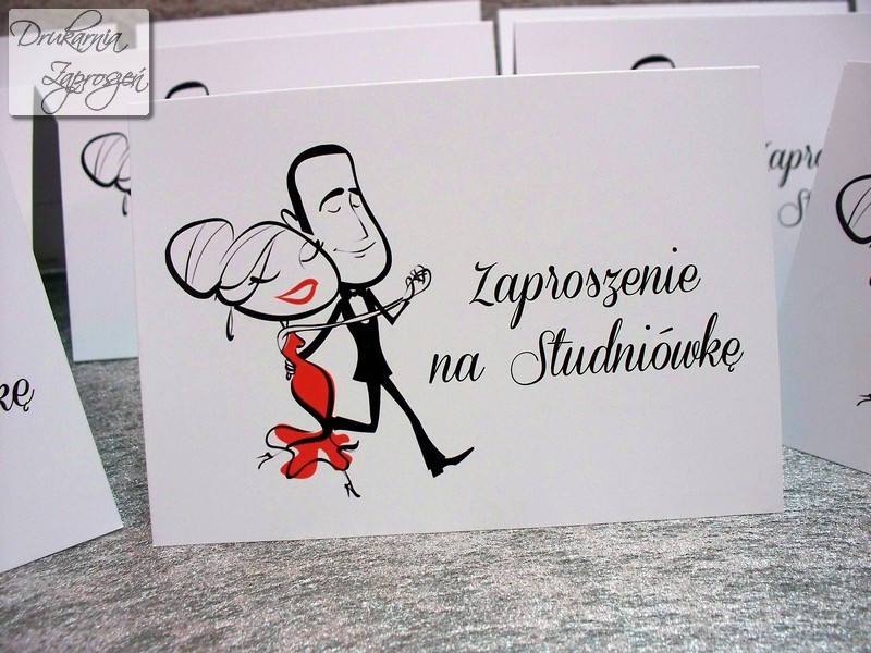 zaproszenia na studniówkę tanie personalizowane TOSCA