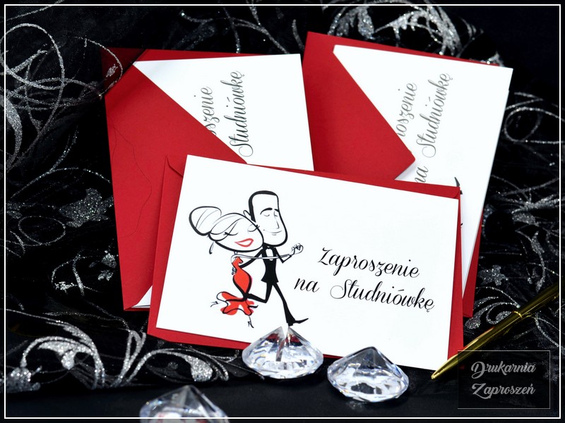 zaproszenia na studniówkę tanie personalizowane TOSCA