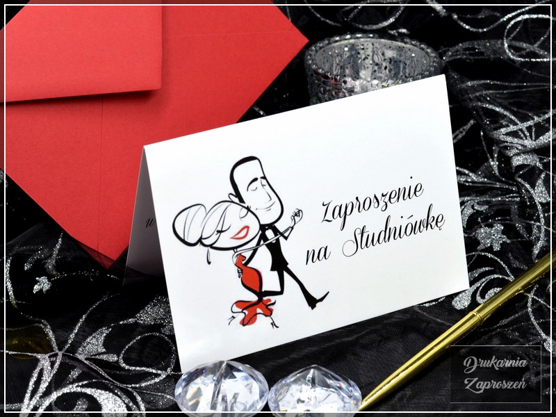 zaproszenia na studniówkę tanie personalizowane TOSCA