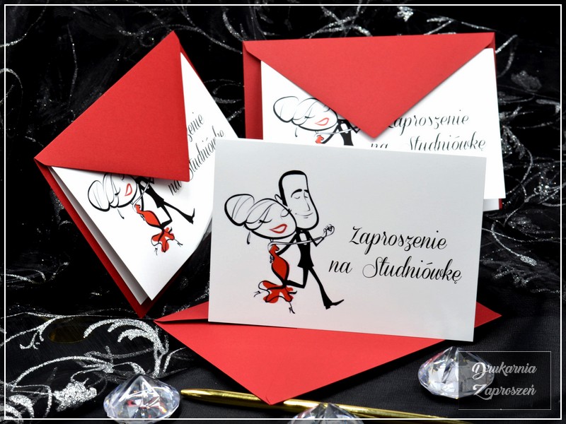 zaproszenia na studniówkę tanie personalizowane TOSCA