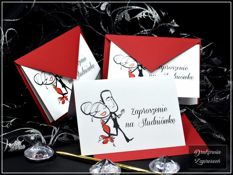 zaproszenia na studniówkę tanie personalizowane TOSCA