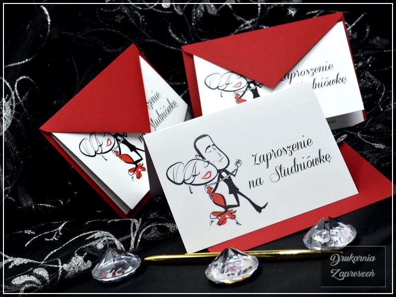 zaproszenia na studniówkę tanie personalizowane TOSCA