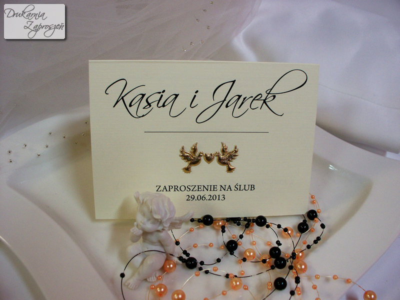 Zaproszenia ślubne ŻAKLINA