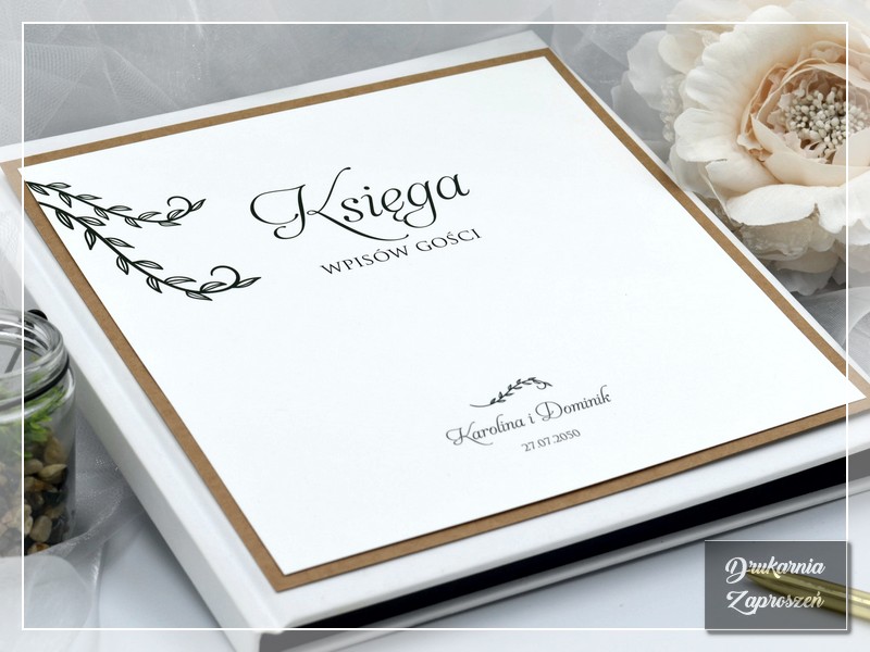 Księga gości personalizowana RUSTYKALNA