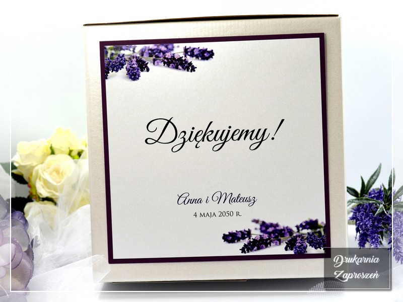 Pudełko na koperty LAVENDER