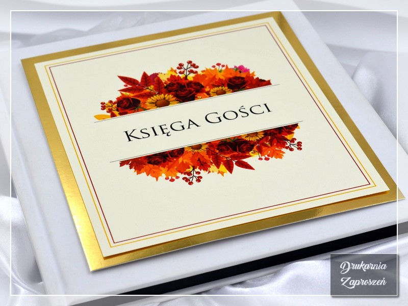 Księga Gości JESIENNE KWIATY