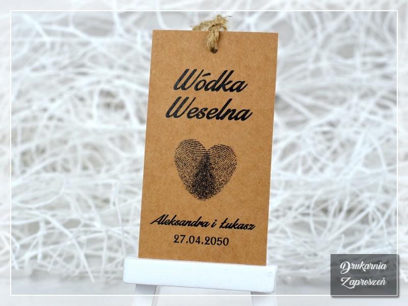 Zawieszki na alkohol ARIADNA boho rustykalne eko kraft