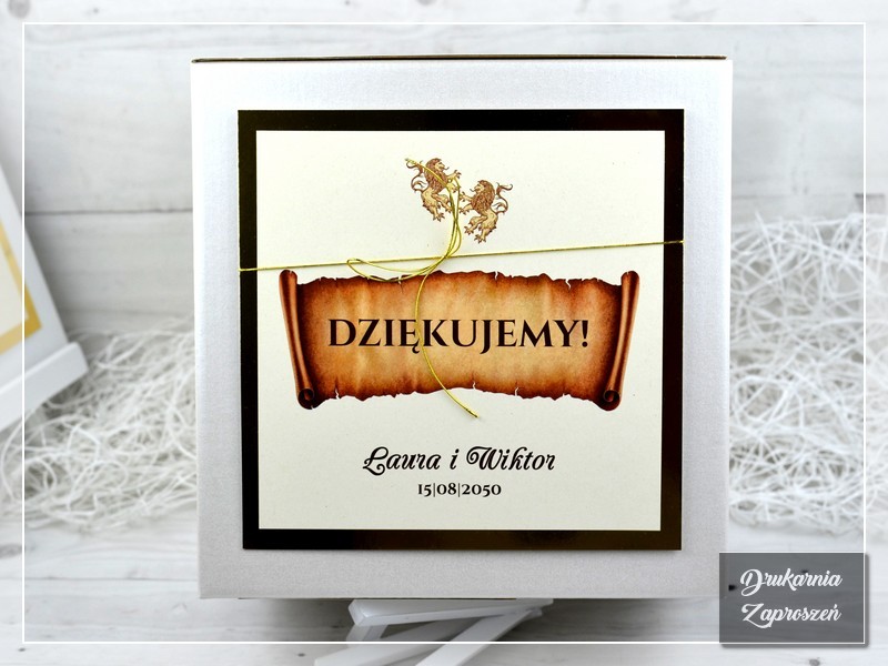 Pudełko na koperty STAROPOLSKIE Drukarnia Zaproszeń