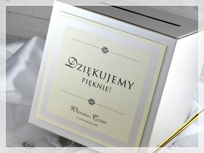 Pudełko na koperty ASTORIA - Drukarnia Zaproszeń