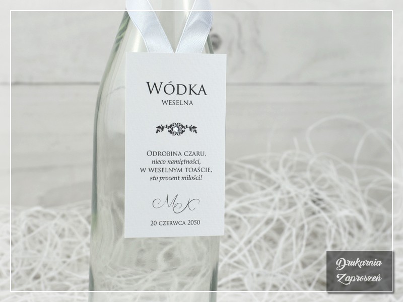 Zawieszki na alkohol Beatrycze - Drukarnia Zaproszeń