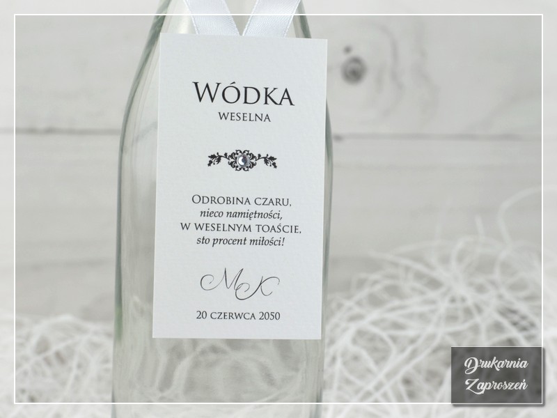 Zawieszki na alkohol Beatrycze - Drukarnia Zaproszeń