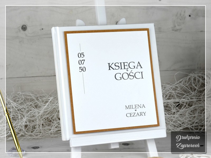 Księga gości EKO LOVE - - DRUKARNIA ZAPROSZEŃ