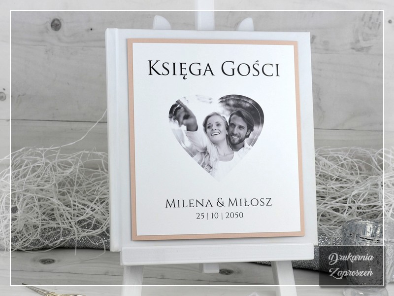 Księga gości FOTO PREMIUM - księga gości ze zdjęciem, DRUKARNIA ZAPROSZEŃ
