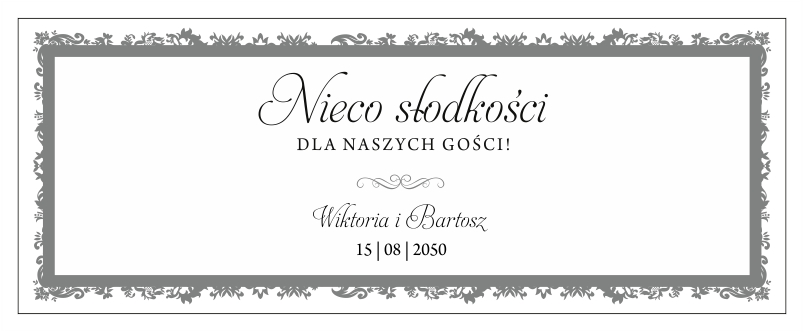 Personalizowane pudełka na ciasto Arkadia Drukarnia Zaproszeń
