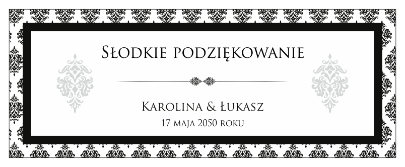Personalizowane pudełka na ciasto Karo Drukarnia Zaproszeń