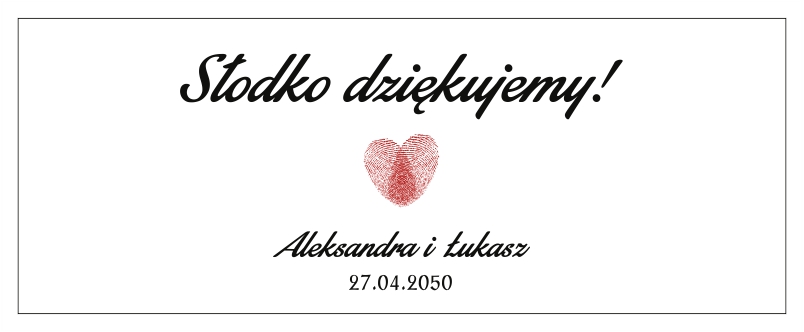 Personalizowane pudełka na ciasto Odetta Drukarnia Zaproszeń