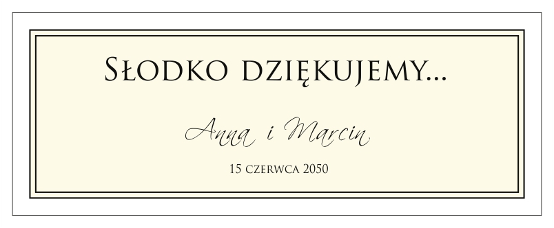 Personalizowane pudełka na ciasto Sonia Drukarnia Zaproszeń